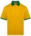 JC442 AWDis Cool Retro Sports Jersey Yellow / Green colour image